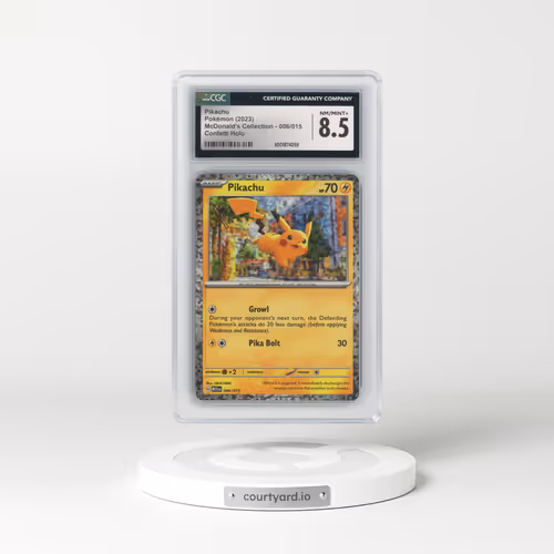 2023 Pokémon M23 EN-Mcdonald's Collection #006 Pikachu (CGC 8.5 NM-MT+)