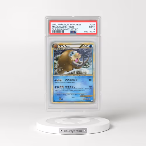 2010 Pokémon Clash at the Summit #021 Mamoswine - 1st Edition Holo (PSA 9 MINT)