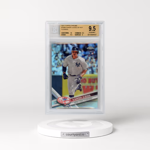2017 Topps Chrome #169 Aaron Judge - Variation-Refractor (BGS 9.5 GEM MINT)