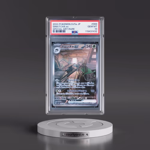 2024 Pokémon Sv5a-Crimson Haze #089 Sinistcha EX - Holo Special Art Rare (PSA 10 GEM MINT)