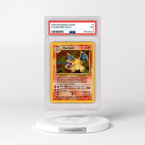 1999 Pokémon Game #4 Charizard - Holo (PSA 7 NM)