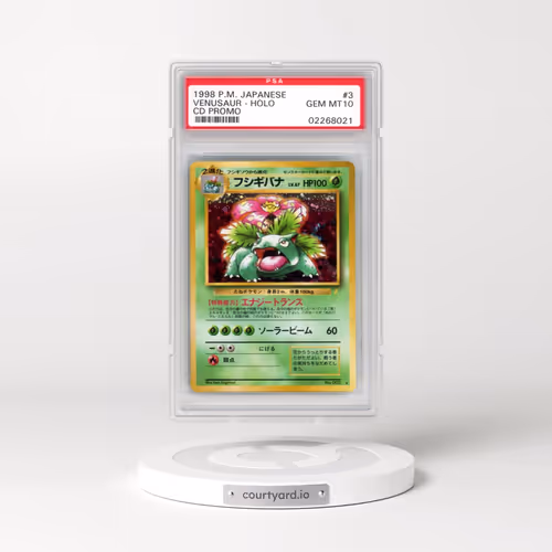 1999 Pokémon CD Promo #3 Venusaur - Holo CD Promo (PSA 10 GEM MINT)