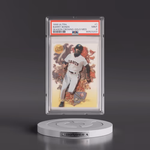 1996 Ultra Season Crowns #1 Barry Bonds - Gold Medallion (PSA 9 MINT)