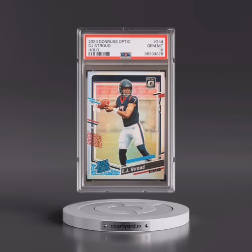 2023 Panini Donruss Optic #244 CJ Stroud - Holo (PSA 10 GEM MINT)