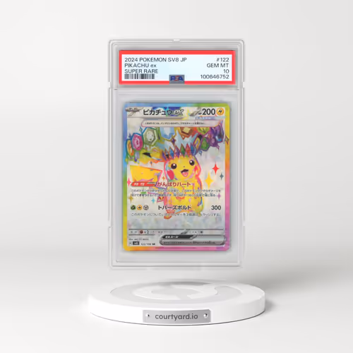 2024 Pokémon SV8-Super Electric Breaker #122 Pikachu EX - Holo Super Rare (PSA 10 GEM MINT)