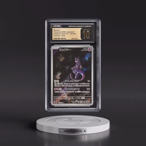 2023 Pokémon Card 151 #183/165 Mewtwo - Art Rare Holo (CGC 10 PRISTINE)