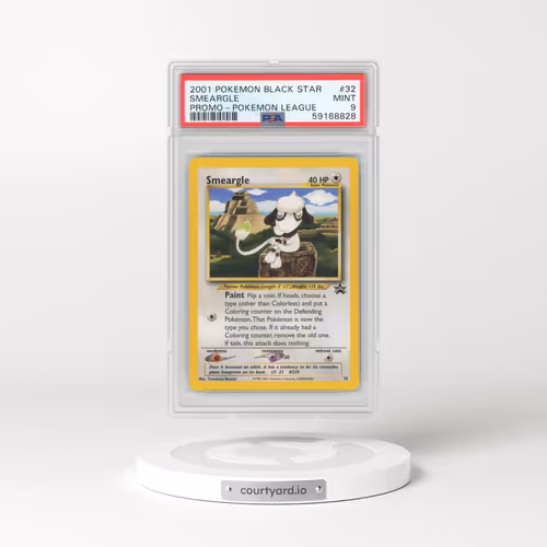 1999 Black Star Promos #32 Smeargle - Pokémon League (PSA 9 MINT)