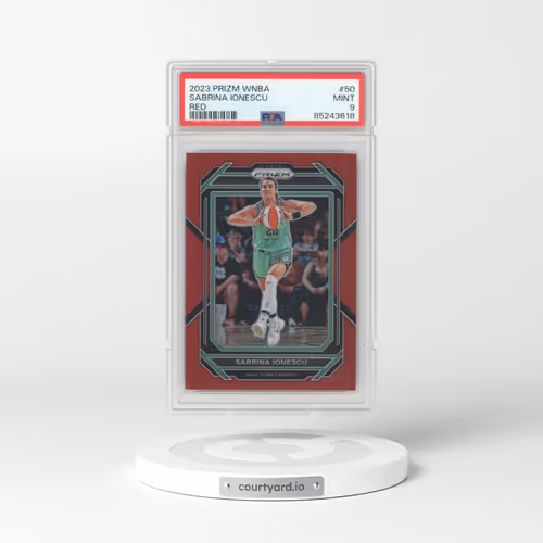2023 Panini Prizm WNBA #50 Sabrina Ionescu - Red (PSA 9 MINT)