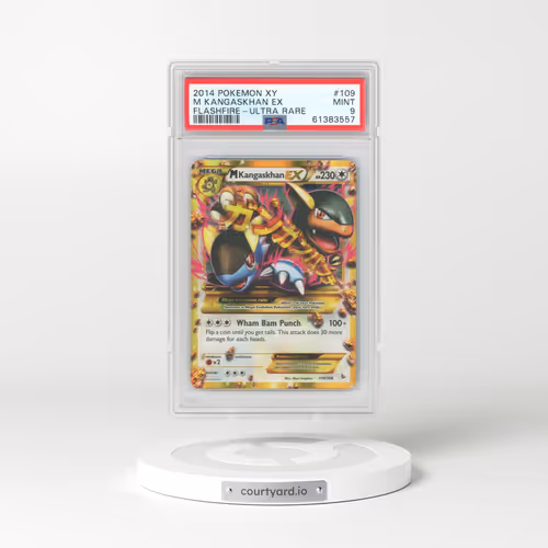 2014 Pokémon XY Flashfire #109 M Kangaskhan EX - Holo Ultra Rare (PSA 9 MINT)
