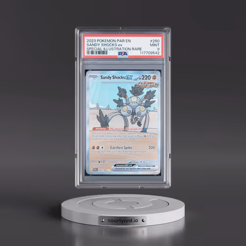 2023 Pokémon Par EN-Paradox Rift #250 Sandy Shocks EX - Holo Special Illustration Rare (PSA 9 MINT)