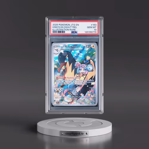 2025 Pokémon Jtg EN-Journey Together #163 Iono's Kilowattrel - Illustration Rare (PSA 10 GEM MINT)