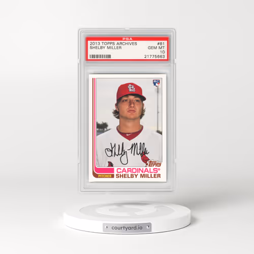 2013 Topps Archives #61 Shelby Miller (PSA 10 GEM MINT)