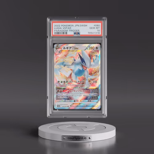 2022 Pokémon Sword & Shield Paradigm Trigger #080 Lugia Vstar (PSA 10 GEM MINT)