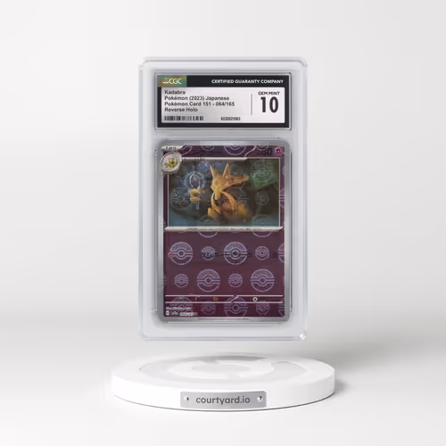 2023 Pokémon Card 151 #064/165 Kadabra - Reverse Holo Poké Ball (CGC 10 GEM MINT)