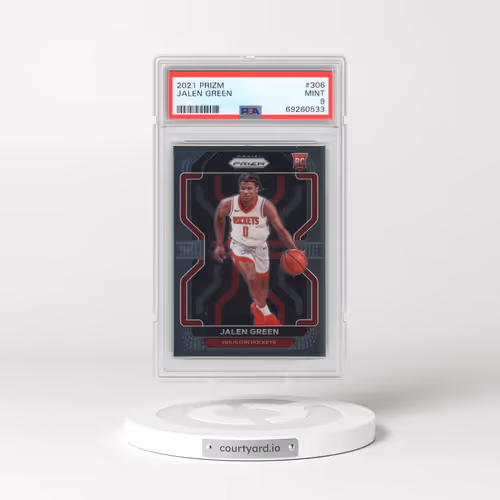 2021 Panini Prizm #306 Jalen Green (PSA 9 MINT)