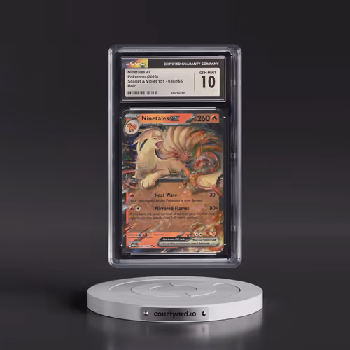 2023 Scarlet & Violet 151 - MEW EN #038/165 Ninetales ex (CGC 10 GEM MINT)