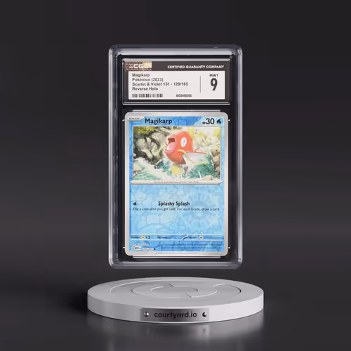 2023 Scarlet & Violet 151 - MEW EN #129/165 Magikarp - Reverse Holo (CGC 9 MINT)