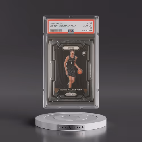 2023 Panini Prizm #136 Victor Wembanyama (PSA 10 GEM MINT)