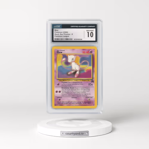 1999 Black Star Promos #8 Mew - Pokémon League (CGC 10 GEM MINT)