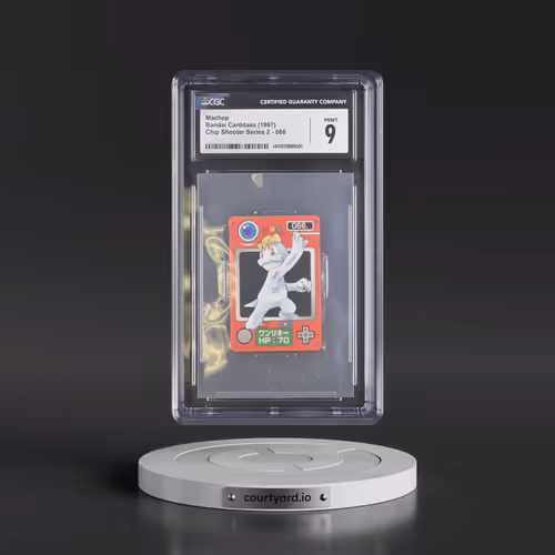 1997 Chip Shooter Series 2 (Rectangular Cards) #066 Machop (CGC 9 MINT)