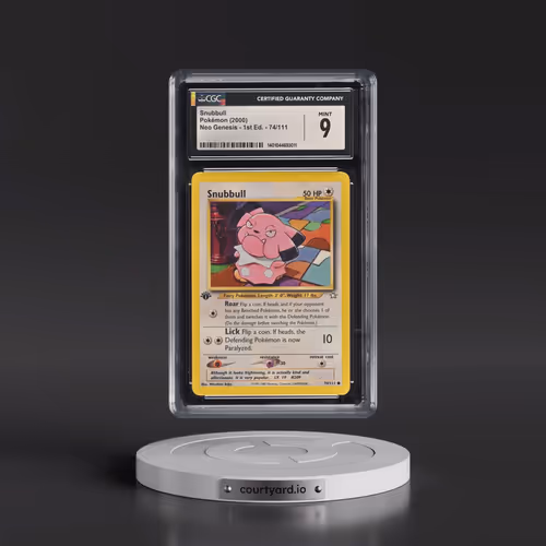 2000 Neo Genesis #74/111 Snubbull - 1st Edition (CGC 9 MINT)