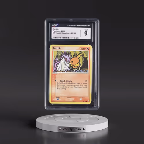 2006 EX Crystal Guardians #66/100 Torchic (CGC 9 MINT)