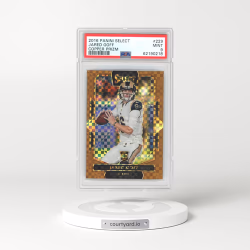 2016 Panini Select #229 Jared Goff - Copper Prizm (PSA 9 MINT)