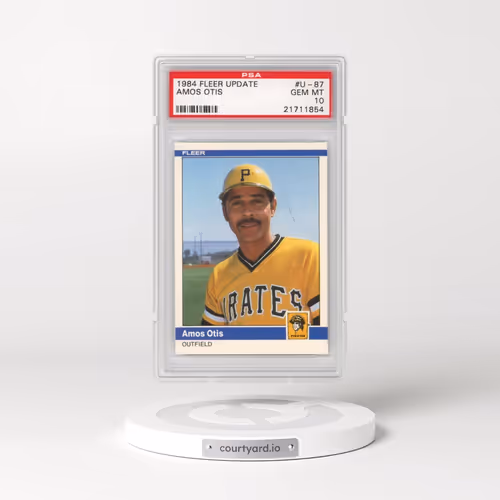 1984 Fleer Update #U-87 Amos Otis (PSA 10 GEM MINT)