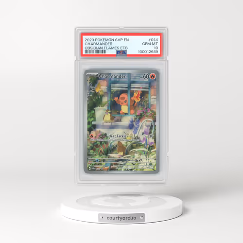 2023 Pokémon Svp EN-SV Black Star Promo #044 Charmander - Obsidian Flames Elite Trainer Box (PSA 10 GEM MINT)