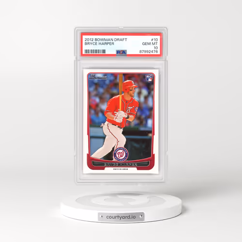 2012 Bowman Draft #10 Bryce Harper (PSA 10 GEM MINT)