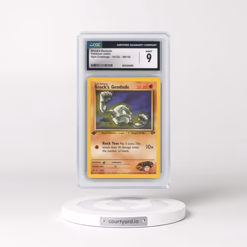 2000 Gym Challenge #68/132 Brock's Geodude - 1st Edition 1st Edition (CGC 9 MINT)