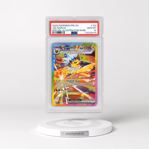 2025 Pokémon Pre EN-Prismatic Evolutions #153 Jolteon EX - Holo Special Illustration Rare (PSA 10 GEM MINT)