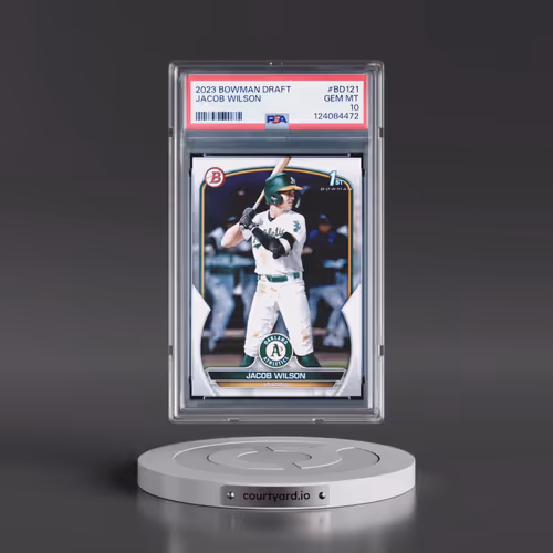 2023 Bowman Draft #BD121 Jacob Wilson (PSA 10 GEM MINT)