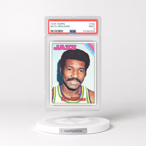 1975 Topps #182 Nate Williams (PSA 9 MINT)