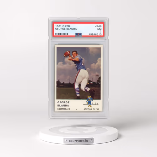 1961 Fleer #166 George Blanda (PSA 7 NM)