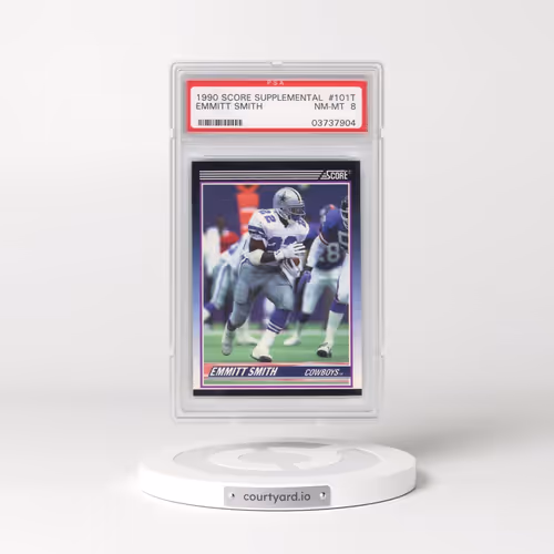 1990 Score Supplemental #101T Emmitt Smith (PSA 8 NM-MT)