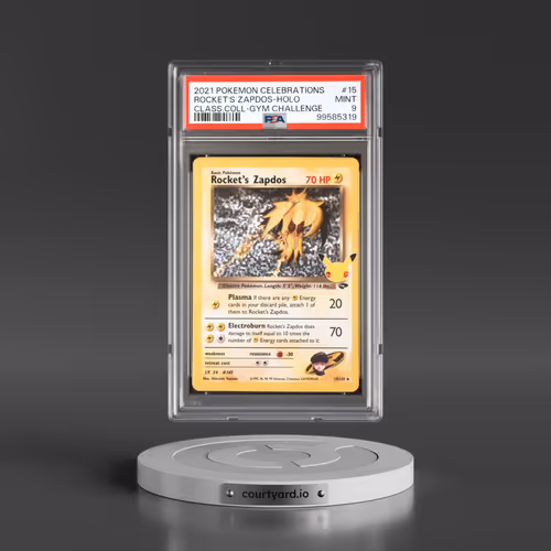 2021 Pokémon Celebrations Classic Collection #15 Rocket's Zapdos - Holo (PSA 9 MINT)