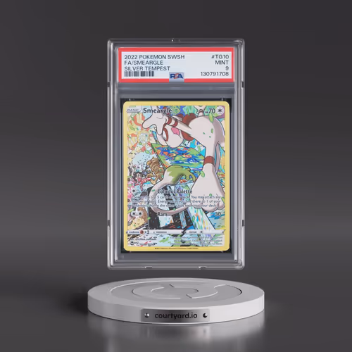 2022 Pokémon Sword & Shield Silver Tempest #TG10 Smeargle - Full Art (PSA 9 MINT)