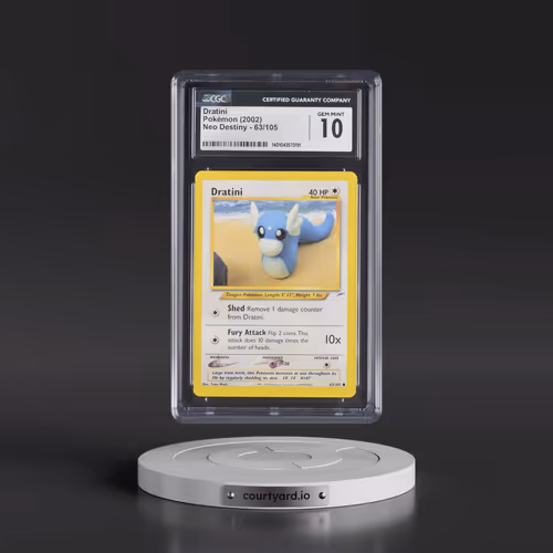 2002 Neo Destiny #63/105 Dratini (CGC 10 GEM MINT)