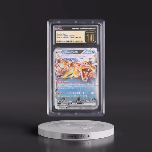 2023 Ruler of the Black Flame #066/108 Charizard ex - Holo (CGC 10 PRISTINE)