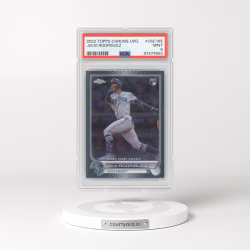 2022 Topps Chrome Update #USC165 Julio Rodriguez (PSA 9 MINT)