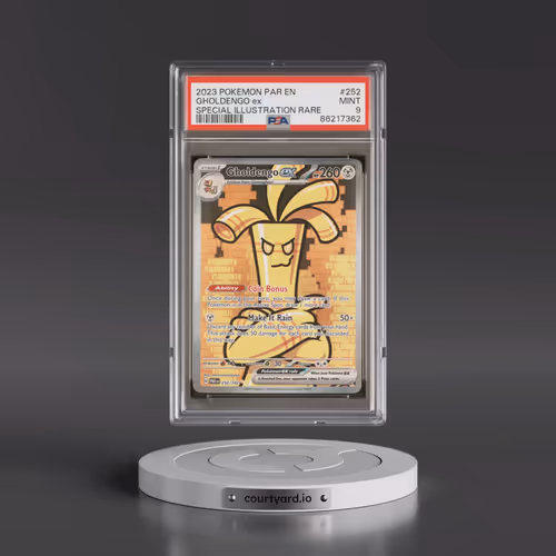 2023 Pokémon Par EN-Paradox Rift #252 Gholdengo EX - Holo Special Illustration Rare (PSA 9 MINT)