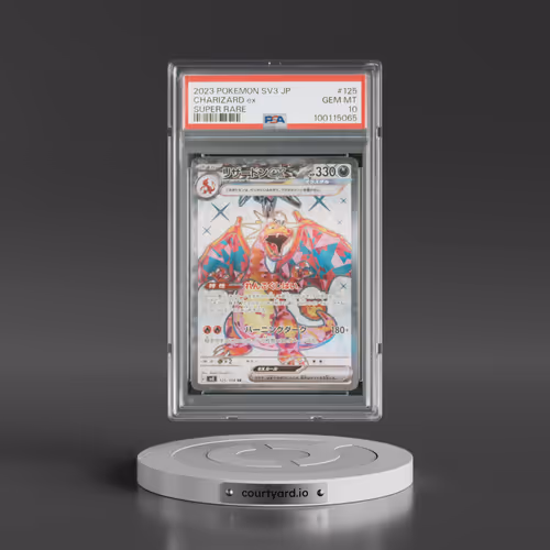2023 Pokémon SV3-Ruler of the Black Flame #125 Charizard EX - Holo Super Rare (PSA 10 GEM MINT)