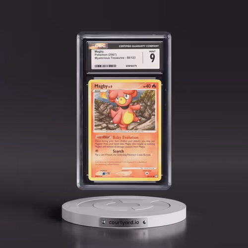 2007 Mysterious Treasures #88/123 Magby (CGC 9 MINT)