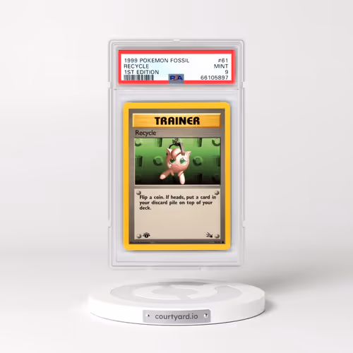 1999 Pokémon Fossil #61 Recycle - 1st Edition (PSA 9 MINT)