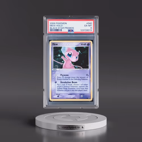 2006 Pokémon Black Star Promos #040 Mew - Holo (PSA 6 EX-MT)