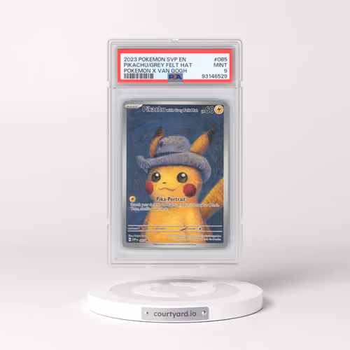 2023 Pokémon Svp EN-SV Black Star Promo #085 Pikachu With Grey Felt Hat - Pokemon X Van Gogh (PSA 9