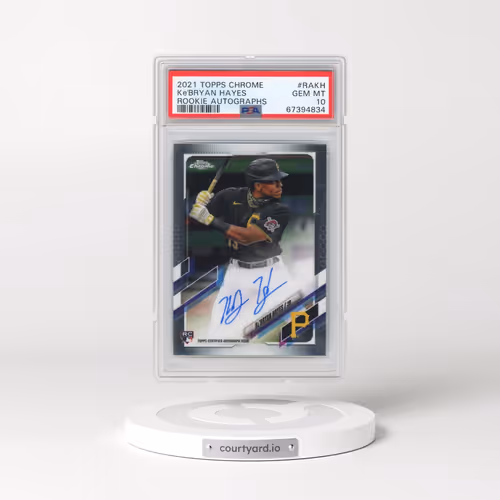2021 Topps Chrome Rookie Autographs #RAKH KE'Bryan Hayes (PSA 10 GEM MINT)