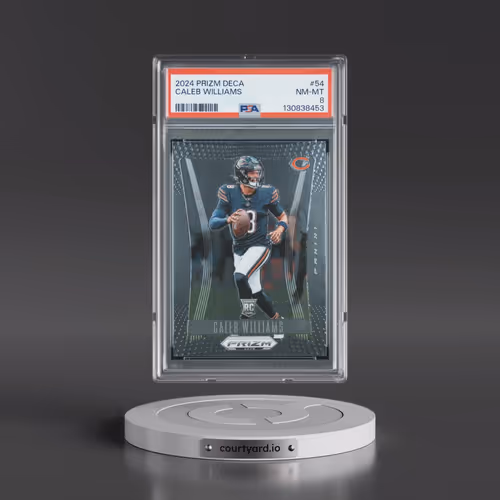 2024 Panini Prizm Deca #54 Caleb Williams (PSA 8 NM-MT)