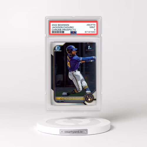 2022 Bowman Chrome Prospects #BCP79 Jackson Chourio (PSA 9 MINT)